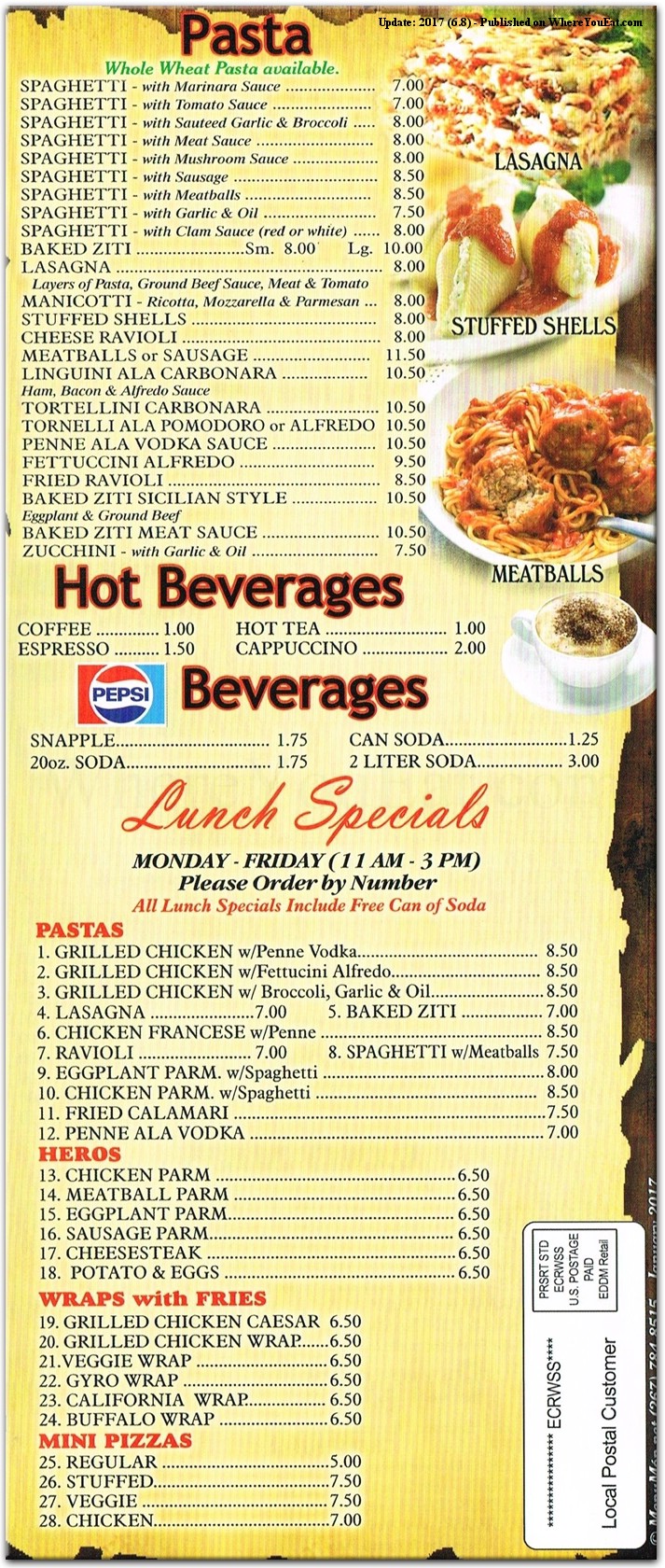 Bari's Pizza in Staten Island